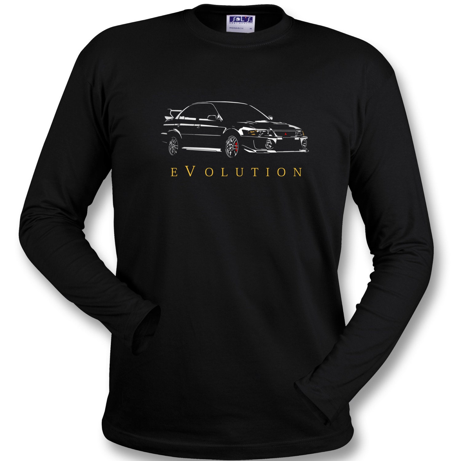 T-Shirt Personalizzata Fan Mitsubishi Evo V JDM – Evolution 5 – Taglie S-5XL, Nero