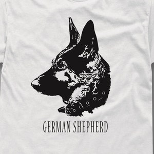 German Shepherd dog t-shirt puppies tees dogs tshirt  S - 5XL