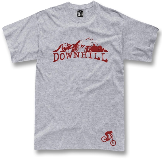 MTB Downhill Bike T-shirt Gift Bikers Mountain Bike Cycling | Etsy Hong Kong