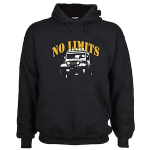 Off road t-shirt awd t-shirt 4X4 no limits willys defender 90 - longsleeve - hoodie