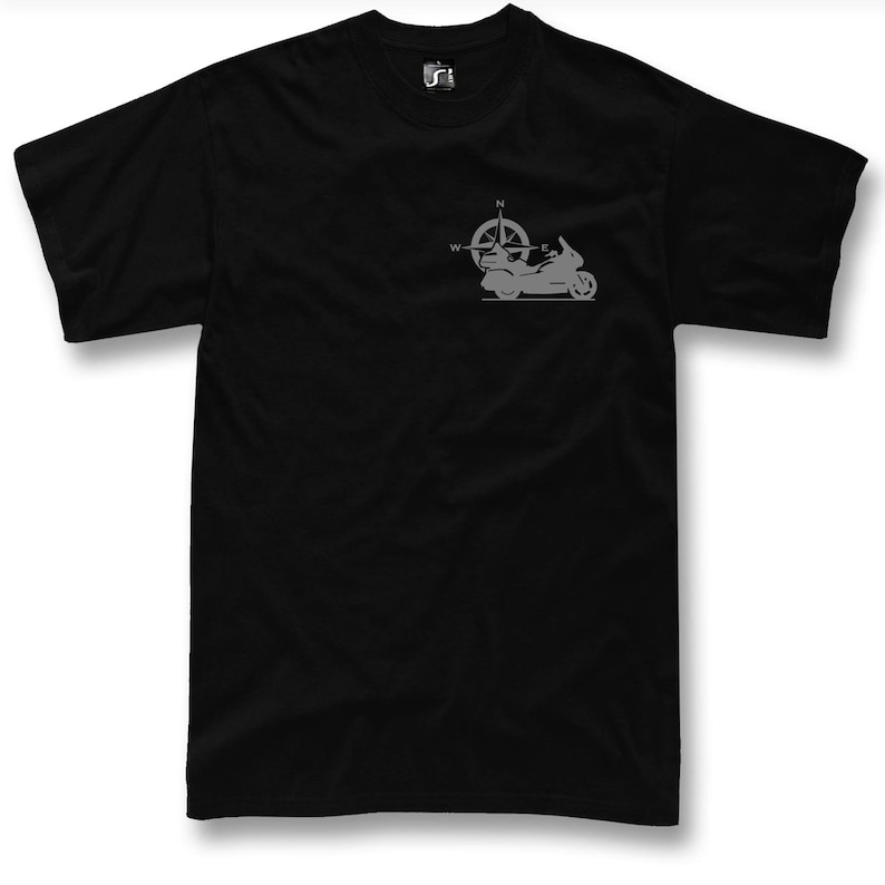 Goldwing T-shirt Gold Wing 1200 1500 gl 1800 toermotor T-shirt + sweater + hoodie afbeelding 2