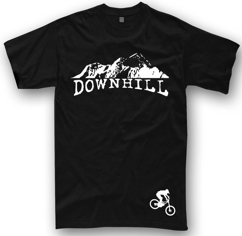 Downhill bike tshirt mtb Gift Bikers mountain bike cycling bicycle t-shirt single track S 5XL image 2