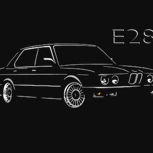T Shirt for bmw classic E28 520 525 528 535 M5 5-Series S - 5XL