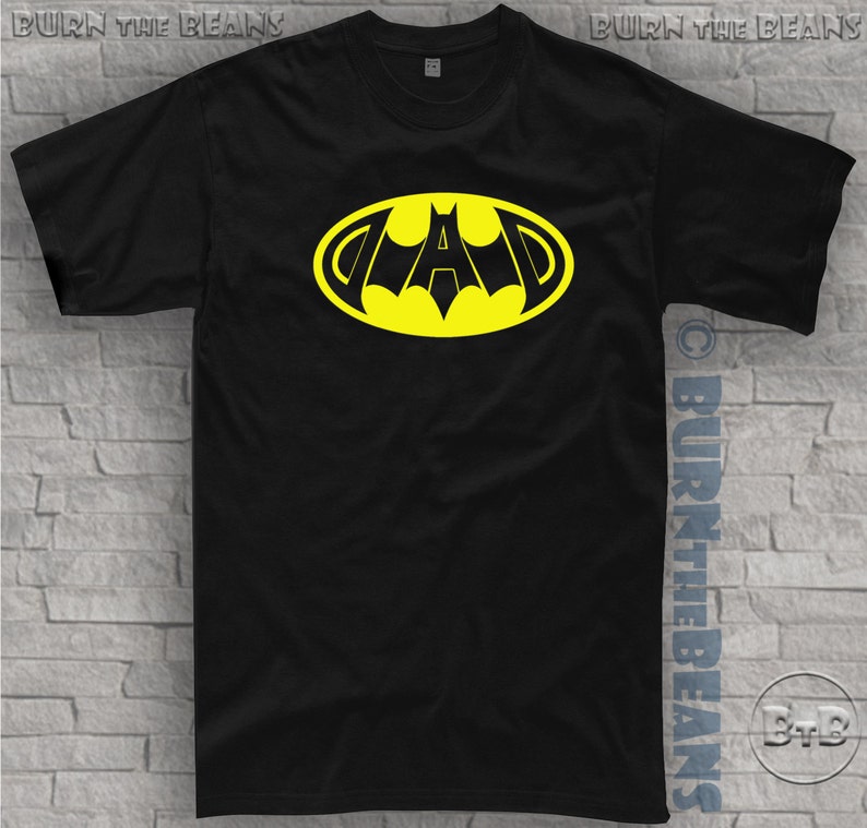 Batdad Daddy T Shirt Dad Gift Batman Funny Father Baby New | Etsy
