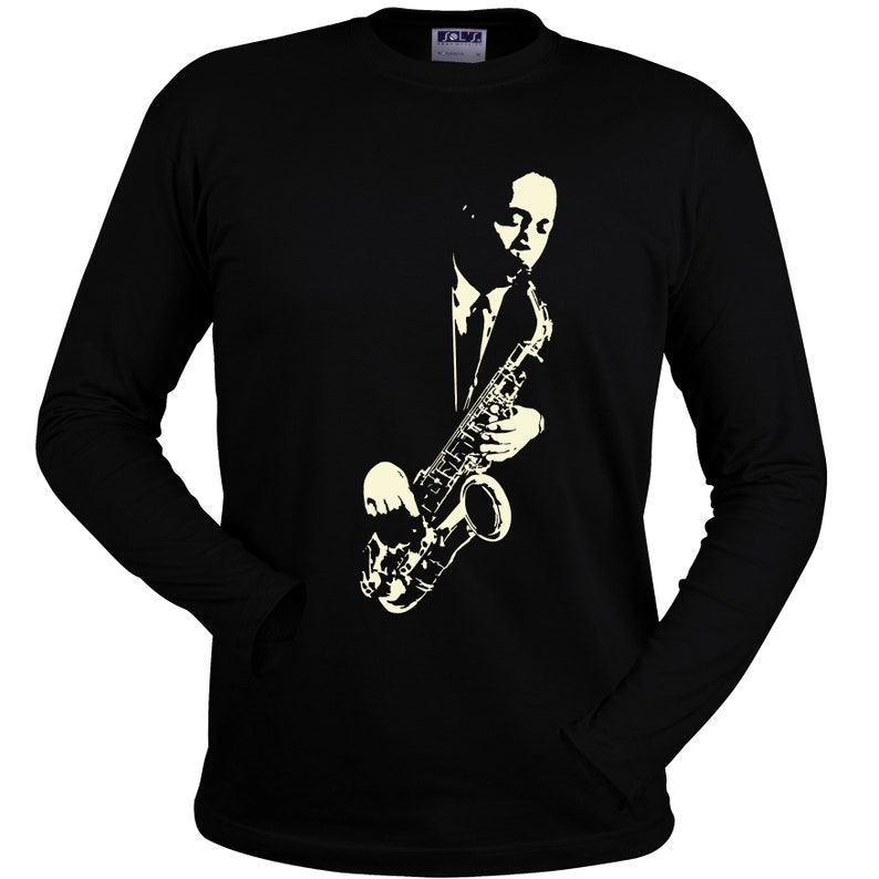 Jazz tshirt sax saxophone classic music tshirt S 5XL Etsy