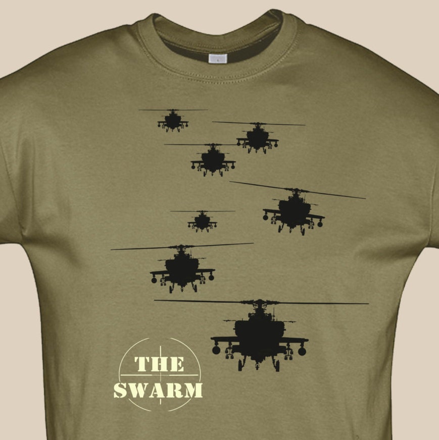LEONARDO HELICOPTERS Tシャツ 他 Apache AH-64 Attack Helicopter T Shirt Army US T-shirt USA Graphic