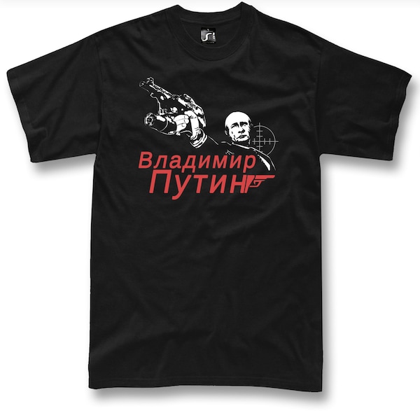 Putin T Shirt Russia USSR Syria war kalashnikov Vladimir Putin NEW S - 5XL