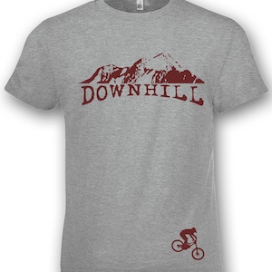 Downhill bike tshirt mtb Gift Bikers mountain bike cycling bicycle t-shirt single track S 5XL image 1