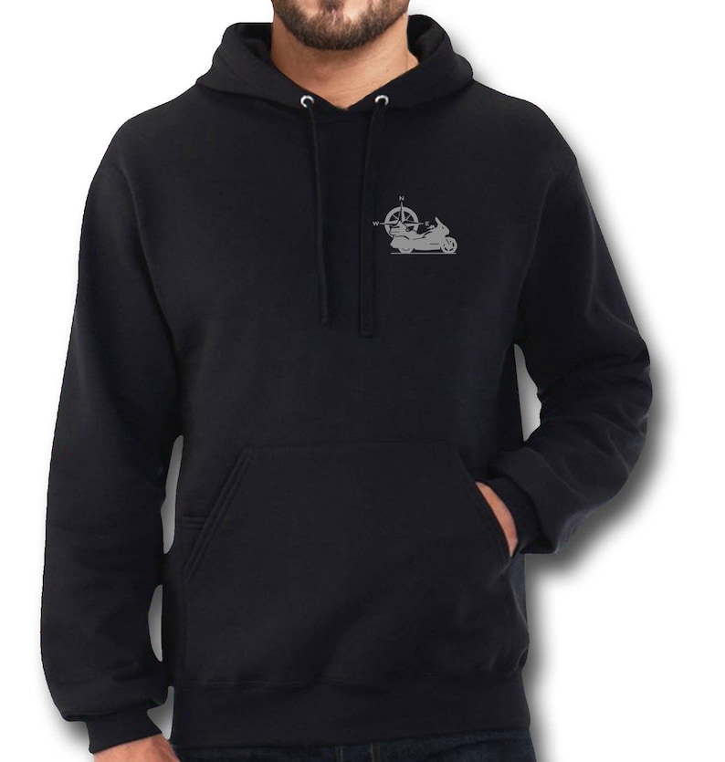Goldwing T-shirt Gold Wing 1200 1500 gl 1800 toermotor T-shirt + sweater + hoodie afbeelding 4