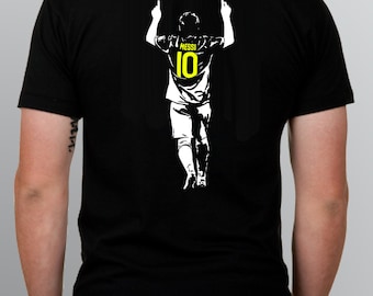 Messi T-shirt Lionel 10 Argentina Barcelona Soccer S - 5XL + KIDS SIZES!!