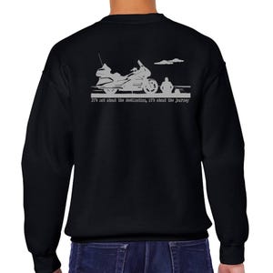 Goldwing T-shirt Gold Wing 1200 1500 gl 1800 toermotor T-shirt + sweater + hoodie afbeelding 5