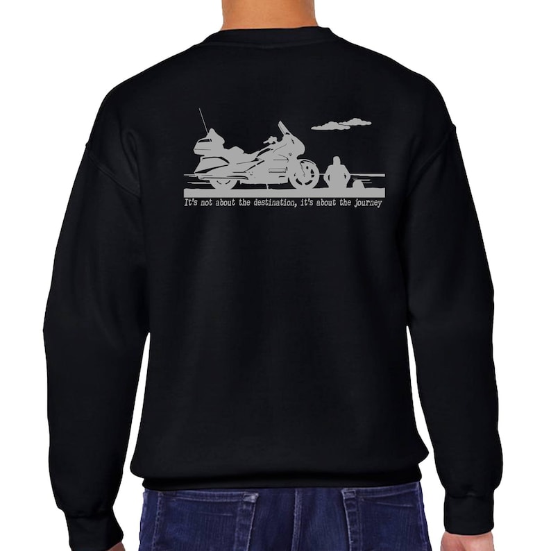 Goldwing T-shirt Gold Wing 1200 1500 gl 1800 toermotor T-shirt + sweater + hoodie afbeelding 5