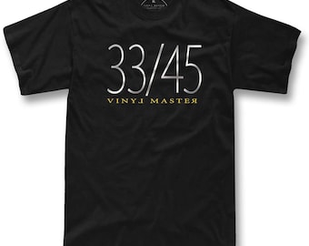 Camiseta de vinilo, camiseta de música DJ, regalo para coleccionistas de discos, camiseta de tocadiscos, camiseta de sonido analógico, camiseta gráfica de maestro del vinilo