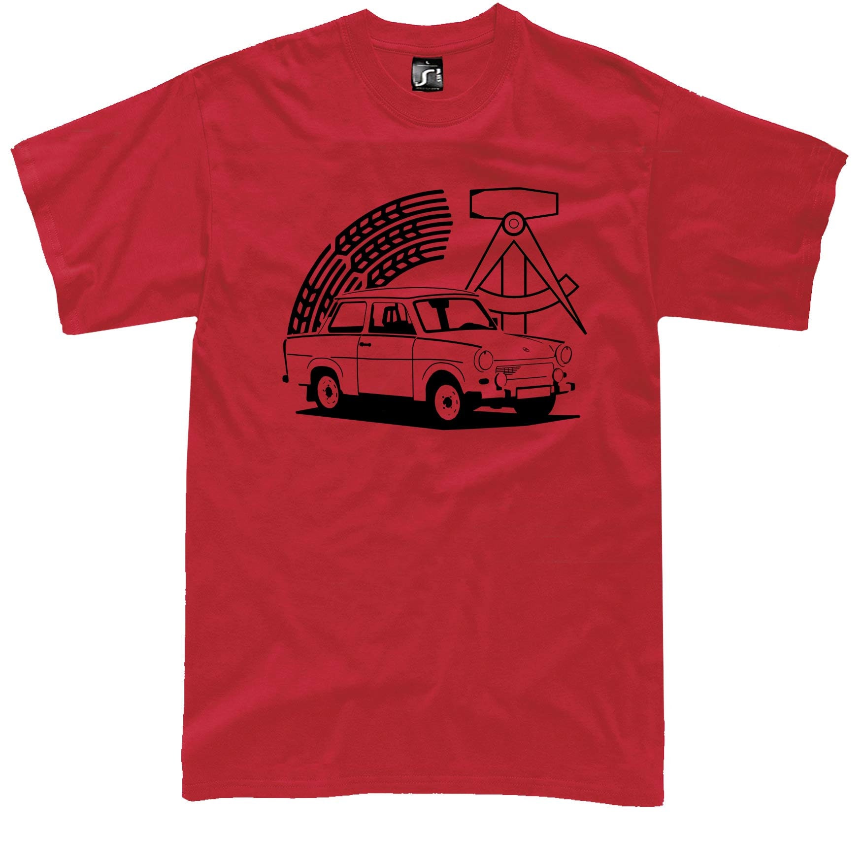 Trabant T-shirt Classic Car Legend 601 East Germany Ddr