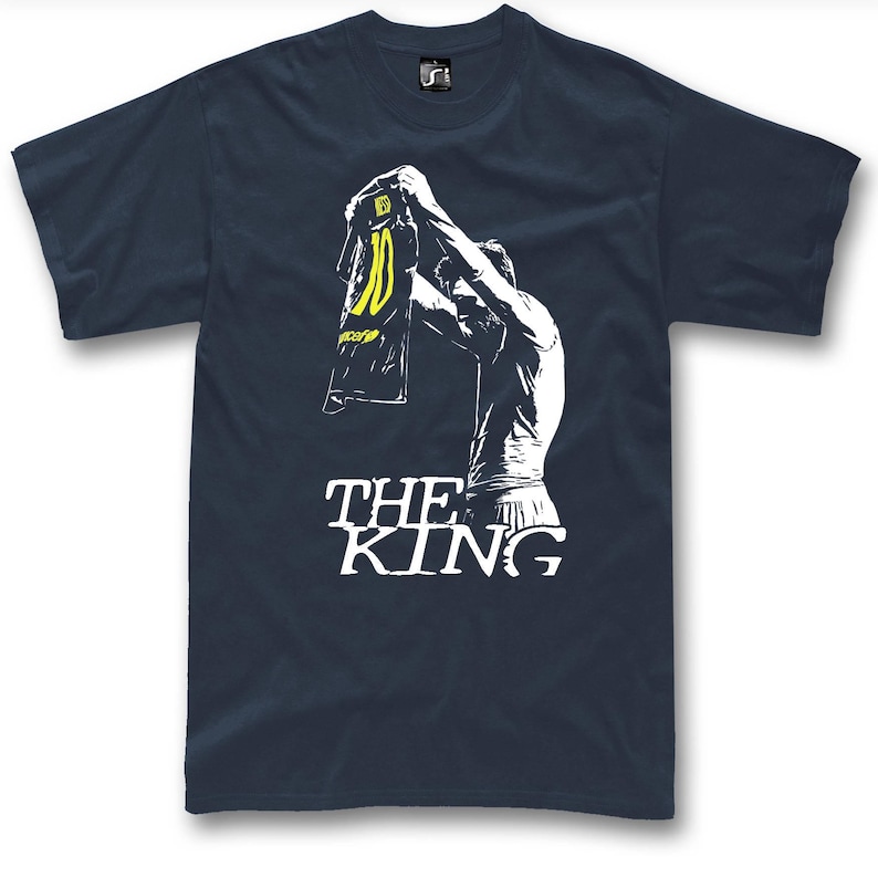 Messi T-shirt fans barcelona epic celebration 4 Colors new design The King Denim