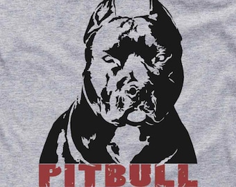 Pitbull dog t-shirt pit bull Terrier S - 5XL