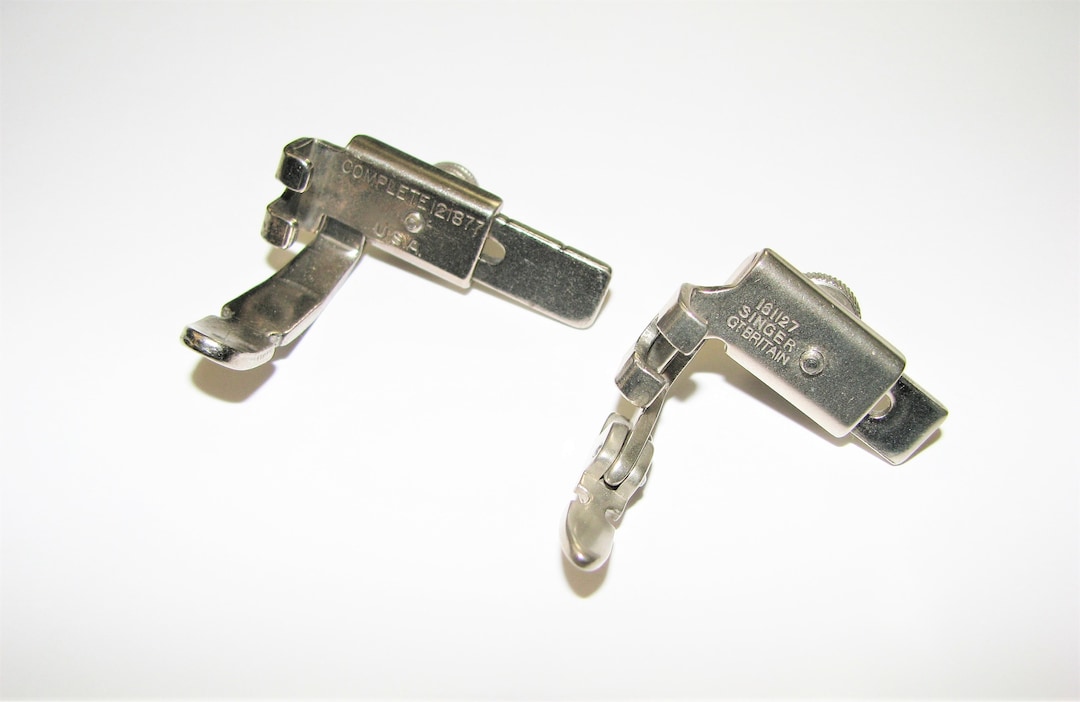 Singer Zipper Cording Foot Set Featherweight Low Shank Etsy