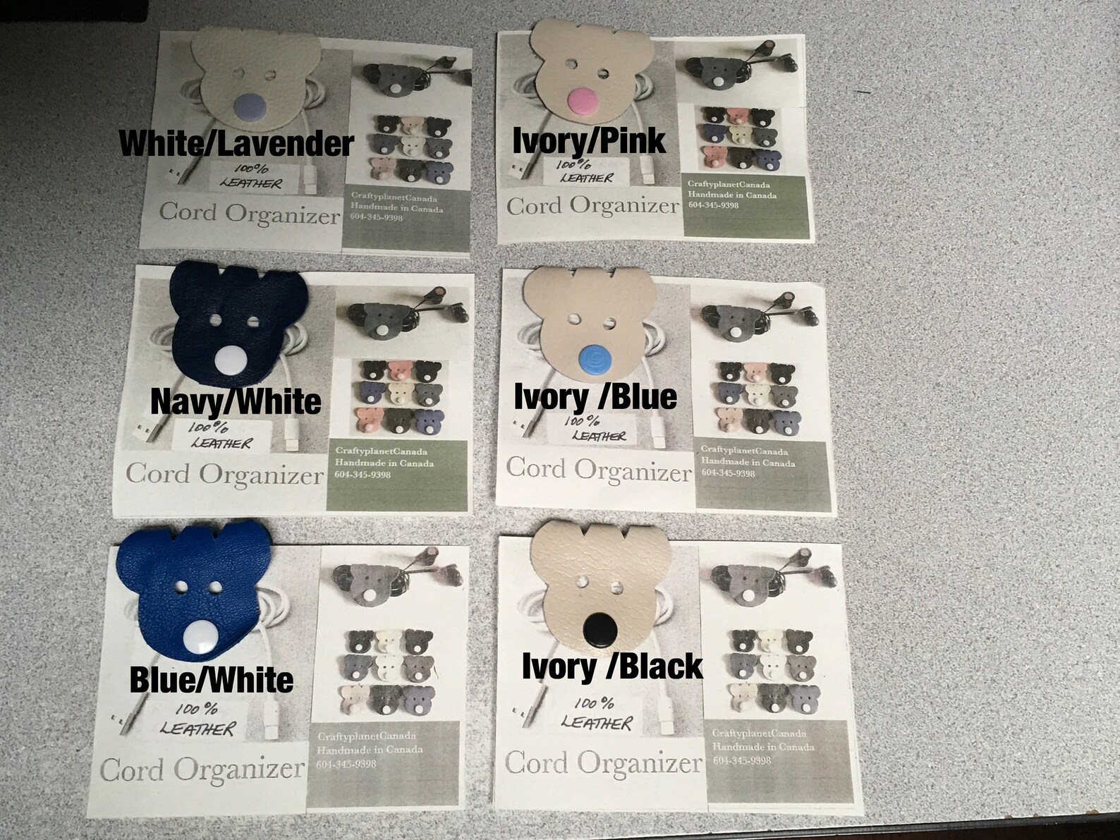 Free shipping Canada and USA Package of 2 cord organizer Etsy