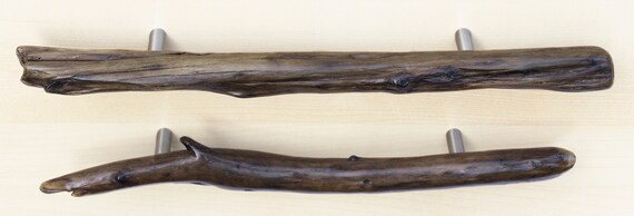 Driftwood Cabinet Drawer Pull Set Of 2 Etsy