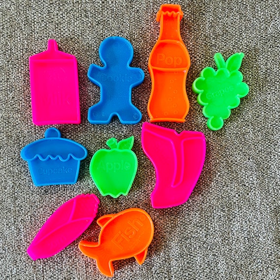 Lot 9 Vintage 1972 Mattel Tuff Stuff Kids Plastic Play Pretend Toy