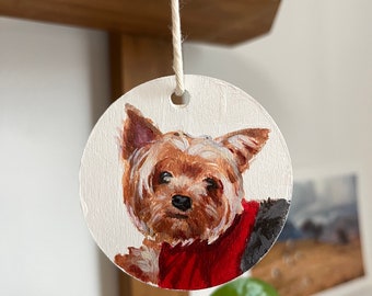 Custom Painted Pet Ornament