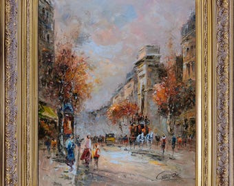 フランス　アンティーク　油彩画 果物の静物画　ビンテージ　アールヌーボー 静物画 板絵 油彩画 フランス ヴィンテージ アンティーク 額縁