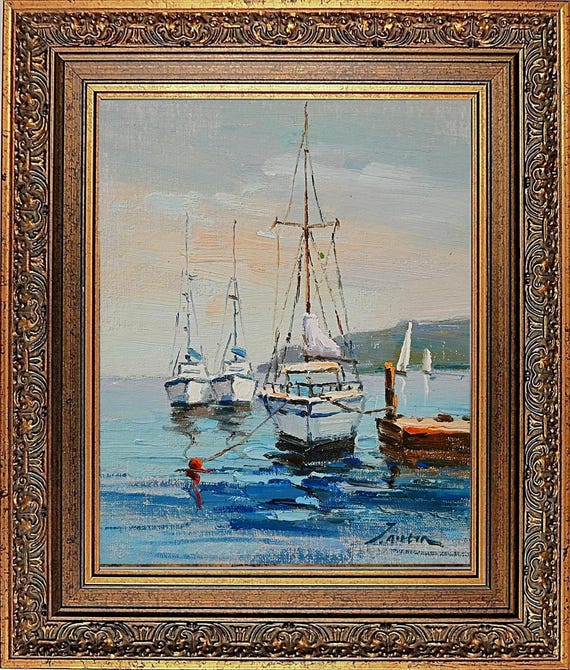 絵画 油絵 港 風景画」の人気商品一覧 | 安い商品を通販サイトから