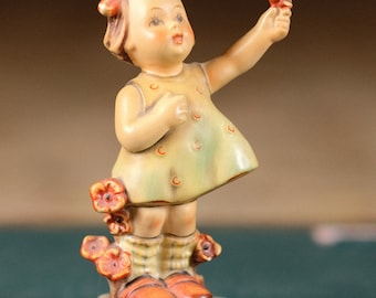 Vintage Hummel Goebel, 'Spring Cheer', Figurine, 5.5 inch, Full Bee TMK 2