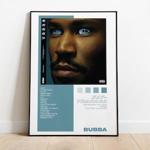 Kaytranada Bubba Album Artwork Poster - Tracklist Poster - Album Art Print - Aesthetic Wall Decor - Gift Ideas