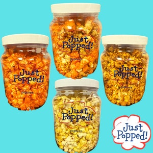 Half Gallon Popcorn Jars For Halloween - 4 Count - (Out of stock)