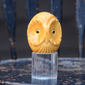 Italian Marble Barn Owl Paperweight Made in Italy| Collectible Owls| Office Paperweight | Woodland Creatures | Office Decor | Graduation L21