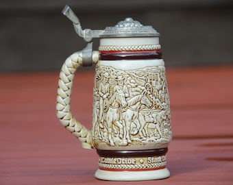 Caneca de cerveja vintage Avon Cattle Drive: caneca de cerveja estilo cowboy dos anos 80 | Canecas de cerveja colecionáveis | Presentes para o pai | Decoração de canecas Avon Western | #P76 e eu 2