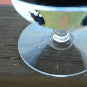 Denby Mirage blått glasglas från mitten av århundradet: Vin-/vattenbägare #N128 bild 9