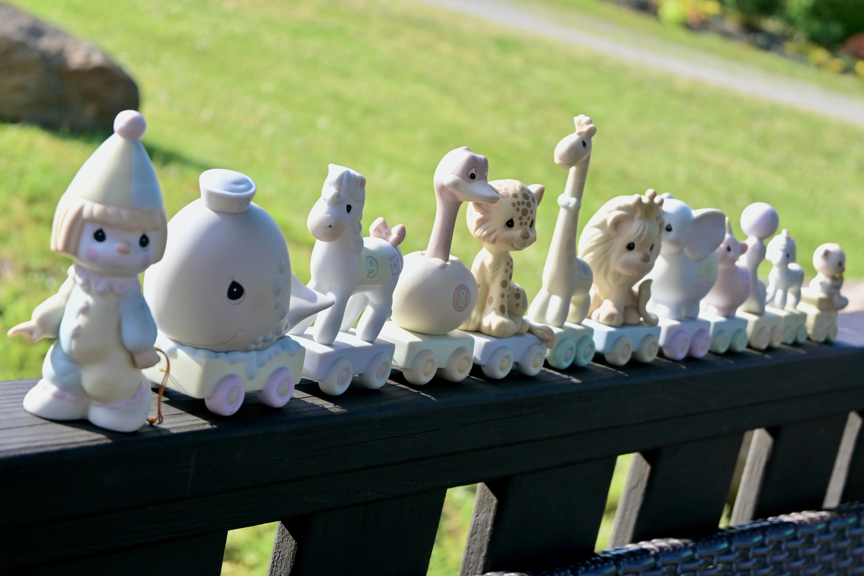 Precious Moments Birthday Circus Animal Train Figurines: Newborn  display picture 1