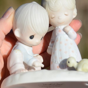 Precious Moments Collectible Figurine &quot;Thou Art Mine&quot; | Dove Mark | Engagement Gift | Anniversary Gift. #L13