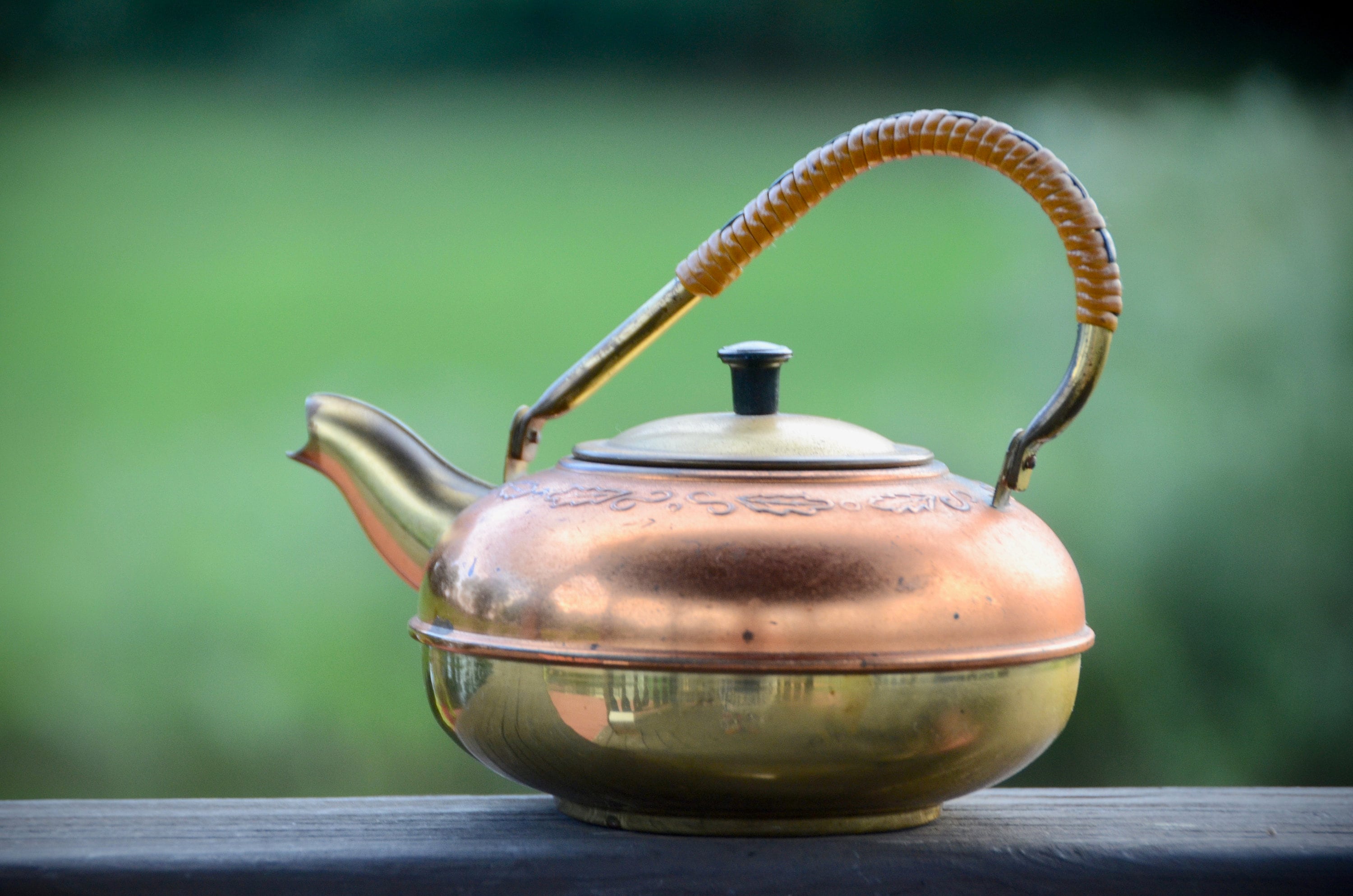 Small Copper and Brass TEAPOT Made in Holland Danish Tea Etsy