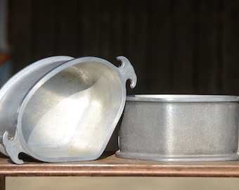 Sold Individually | Vintage GUARDIAN STOCK POT Aluminum Cookware | Aluminum Pot | Farmhouse Decor | Rustic Planter | Triangle Roaster