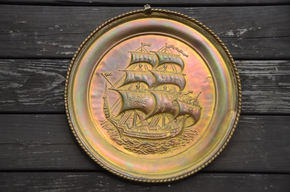 Nautical Coastal Decor Vintage Ship Decor Metal Light Switch Plate Cover