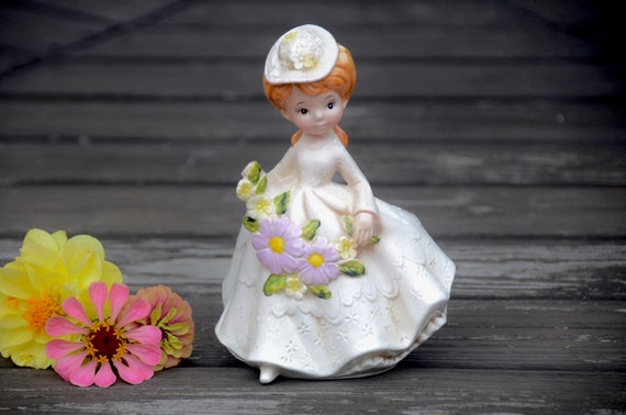 Vintage RELPO LADY Planter Vase | Relpo Planter | Ginger Redhead