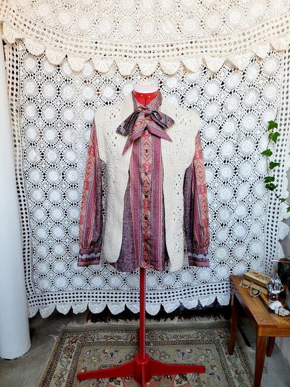 Beautiful Handmade Granny Square Vest