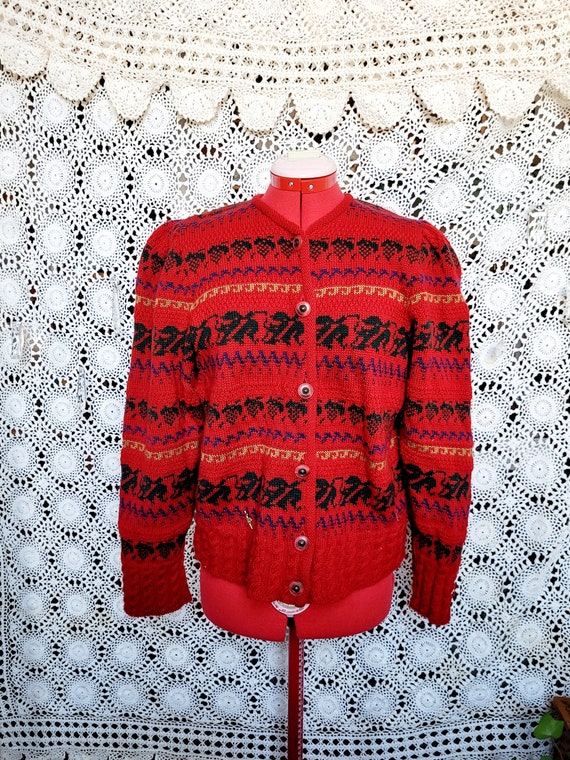 Vintage Austrian Sweater | Kitz-Pichler | L∆rge