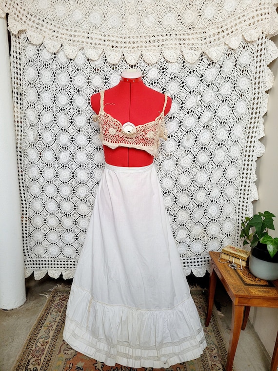 Edwardian Lace Petticoat