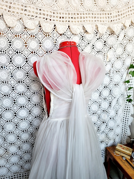 Stunning White 50's Gown | XS/Small