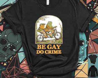 Be Gay Do Crime Frog - Etsy