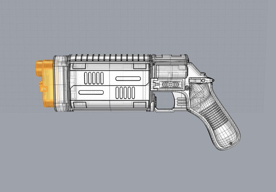 MW-20 Bryar Cassian Andor Blaster 3D Print Kit Star Wars - Etsy