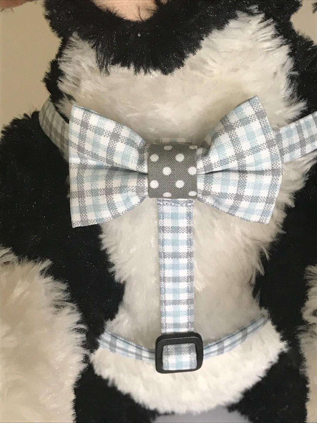 Boy Dog Harness W/bowtie Choose ANY Fabric in My Shop Stepinharness Etsy
