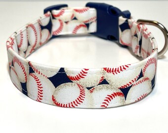 Baseball Dog Collar: Sports MVP Puppy Collar