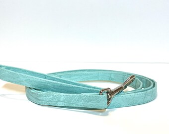 Seafoam Mist Fabric Dog Leash