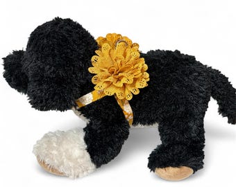 Honey Blossom Step-In-Adjustable Dog Harness: Removable Flowers