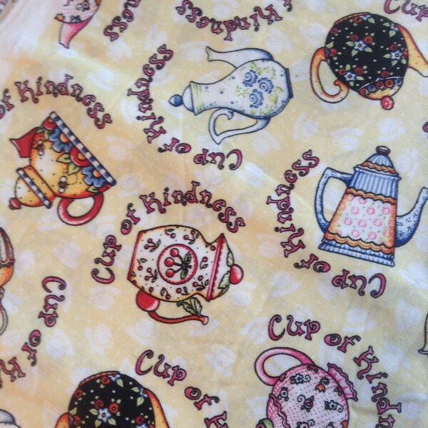 Teapot Fabric Etsy